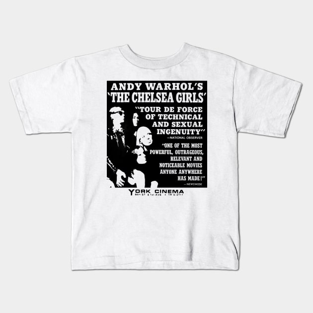 The Chelsea Girls (1966) Kids T-Shirt by Scum & Villainy